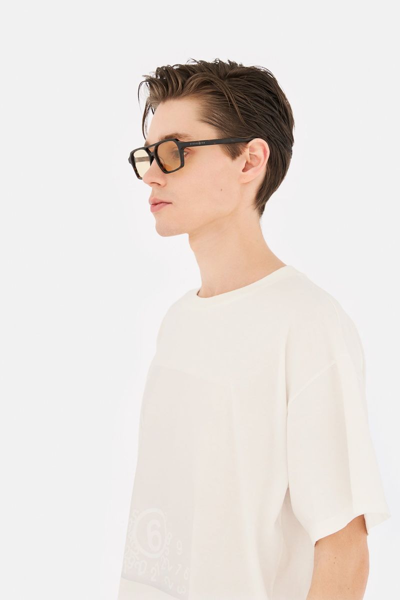 Maison Margiela MM6 LQH Lunettes 7 Tort Amber
