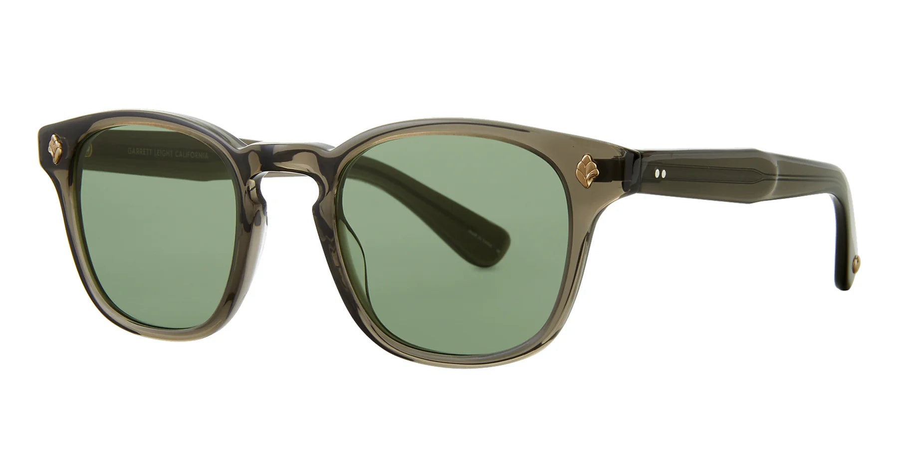 Garrett Leight Ace 2081 Black Glass G15 BLGL/SFPG15 sunglasses