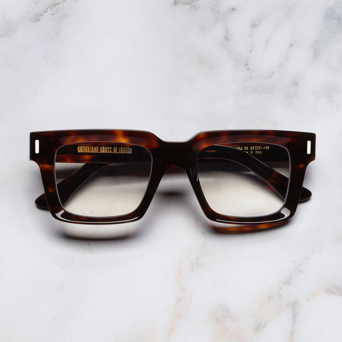 Cutler and Gross CGOP 1386 02 52 Dark Havana