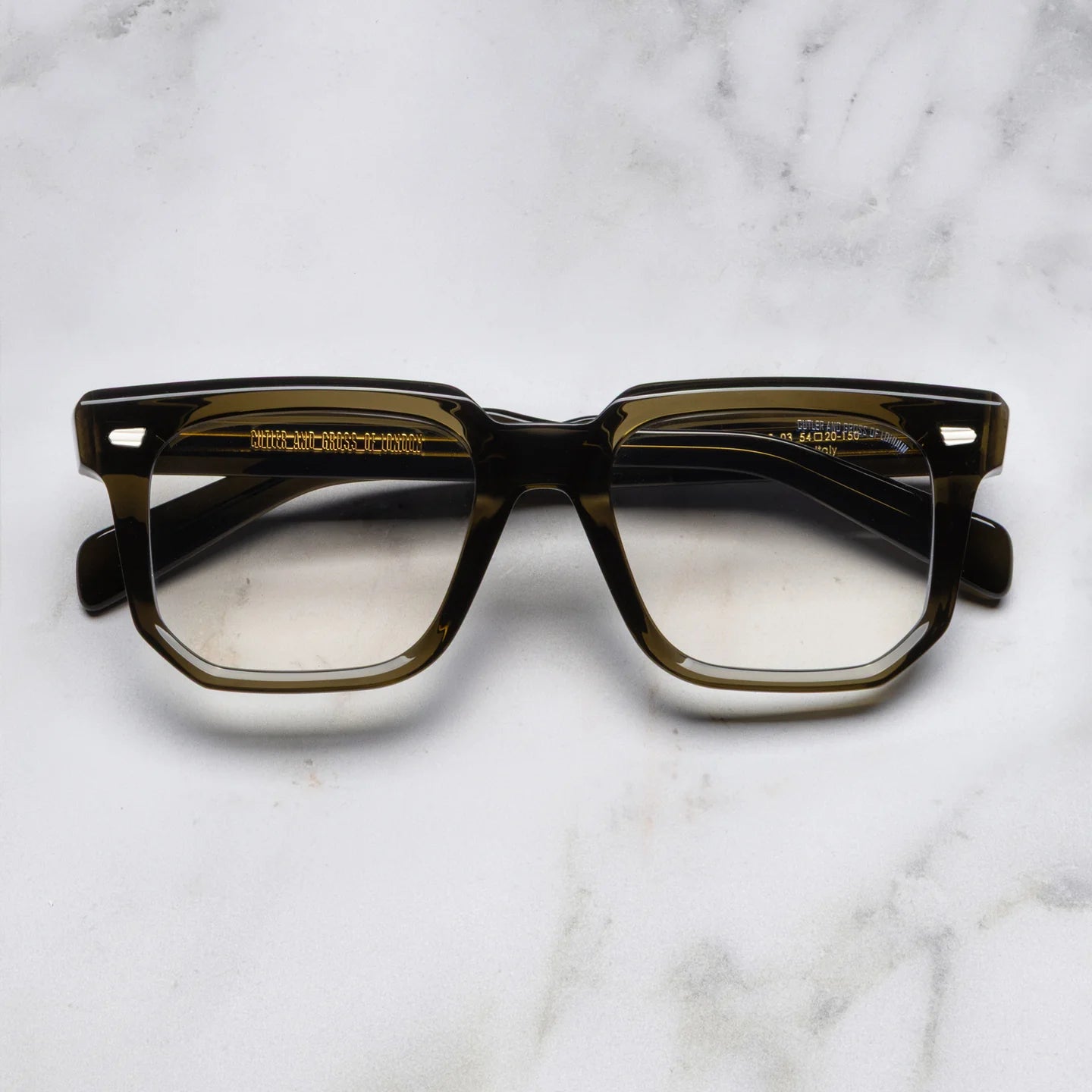 Cutler and Gross CGOP 1410 03 Olive 54 Optical
