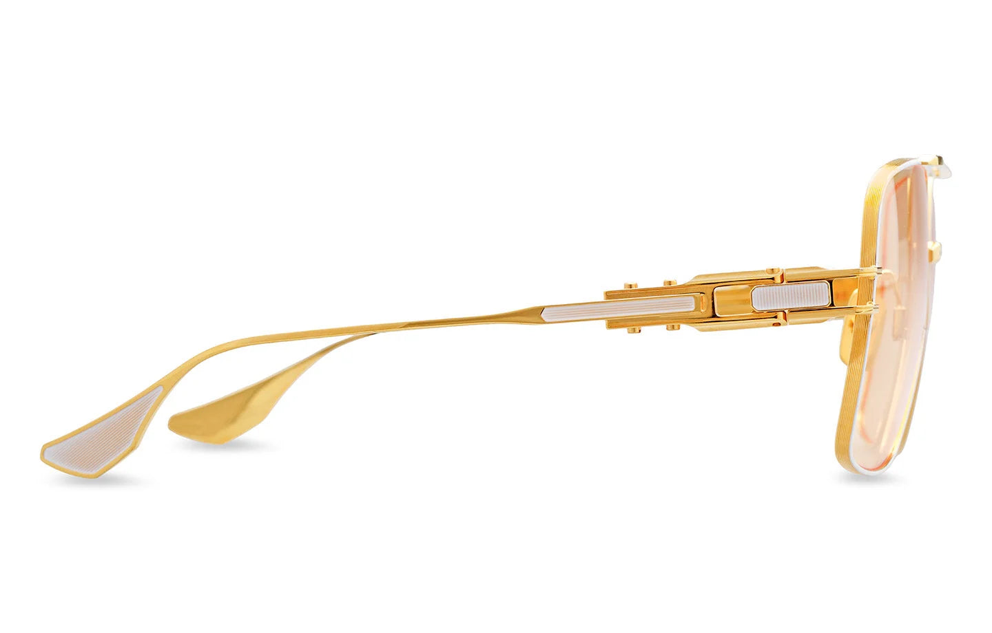 Dita Grand Emperik DTS159-A 04 Matte White Yellow Gold Apricot