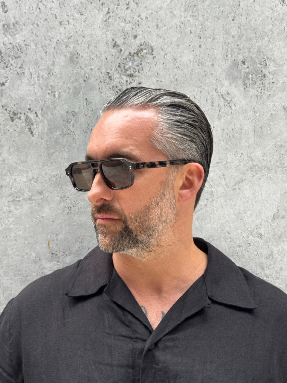 Cutler and Gross CGSN GR15 4P Havana Brown Pol