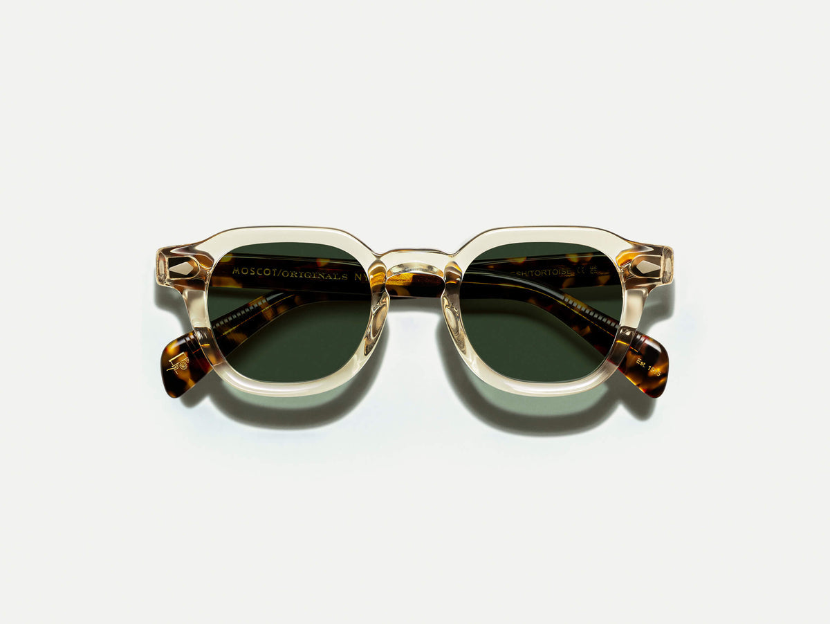 Moscot Dolt Flesh 49 Polarised Grey