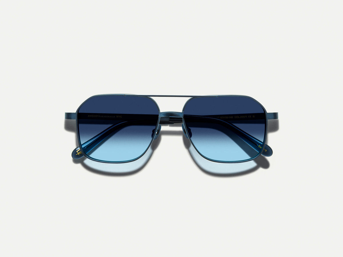 Moscot Mingle Navy Denim Blue 57