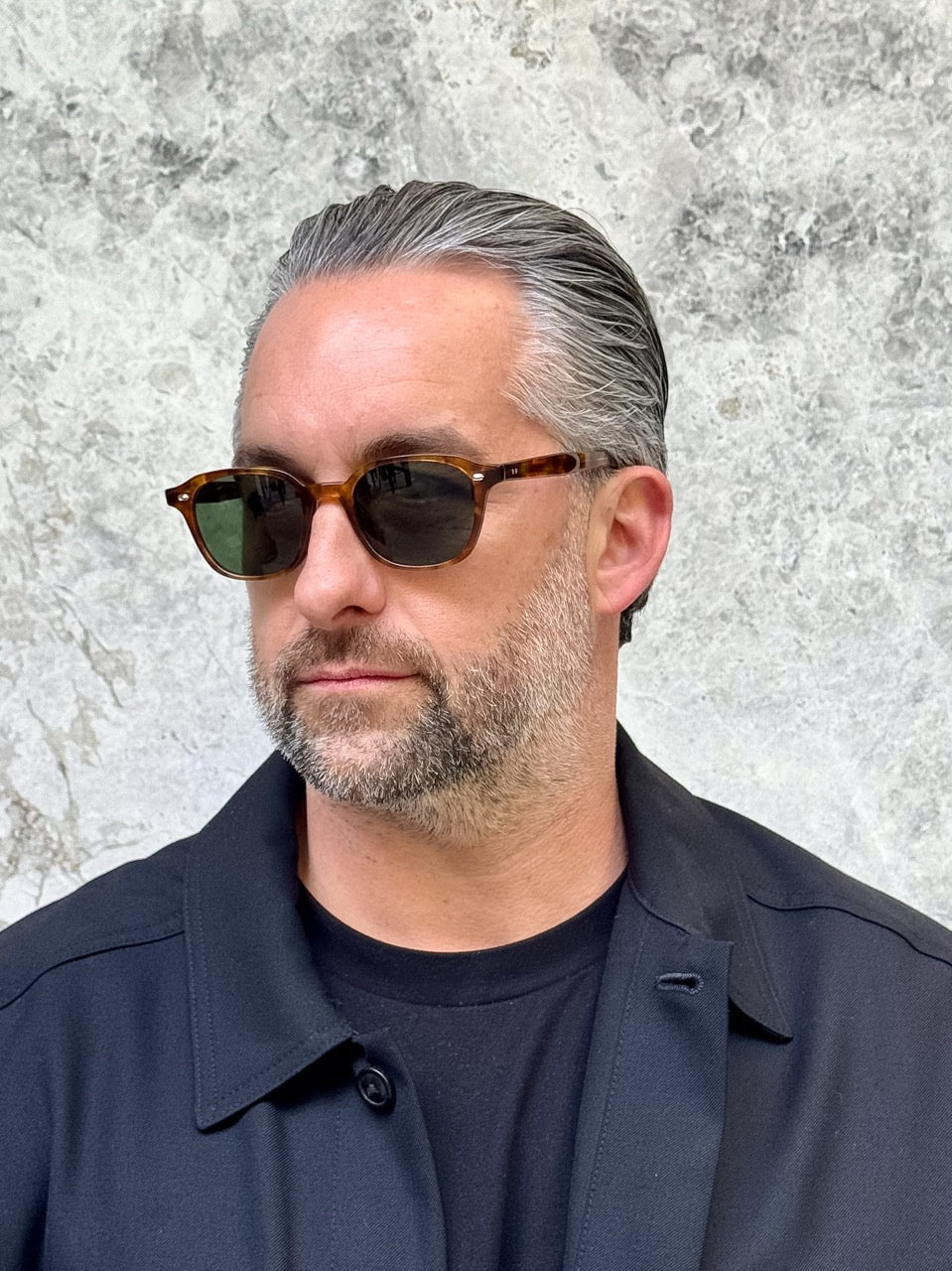 Garrett Leight 2183 Lachman Hazel Tortoise HZLT/SFPG15