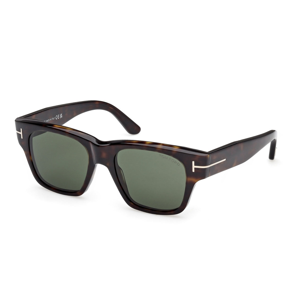 Tom Ford FT 1280 52N Tort Green Caine -02
