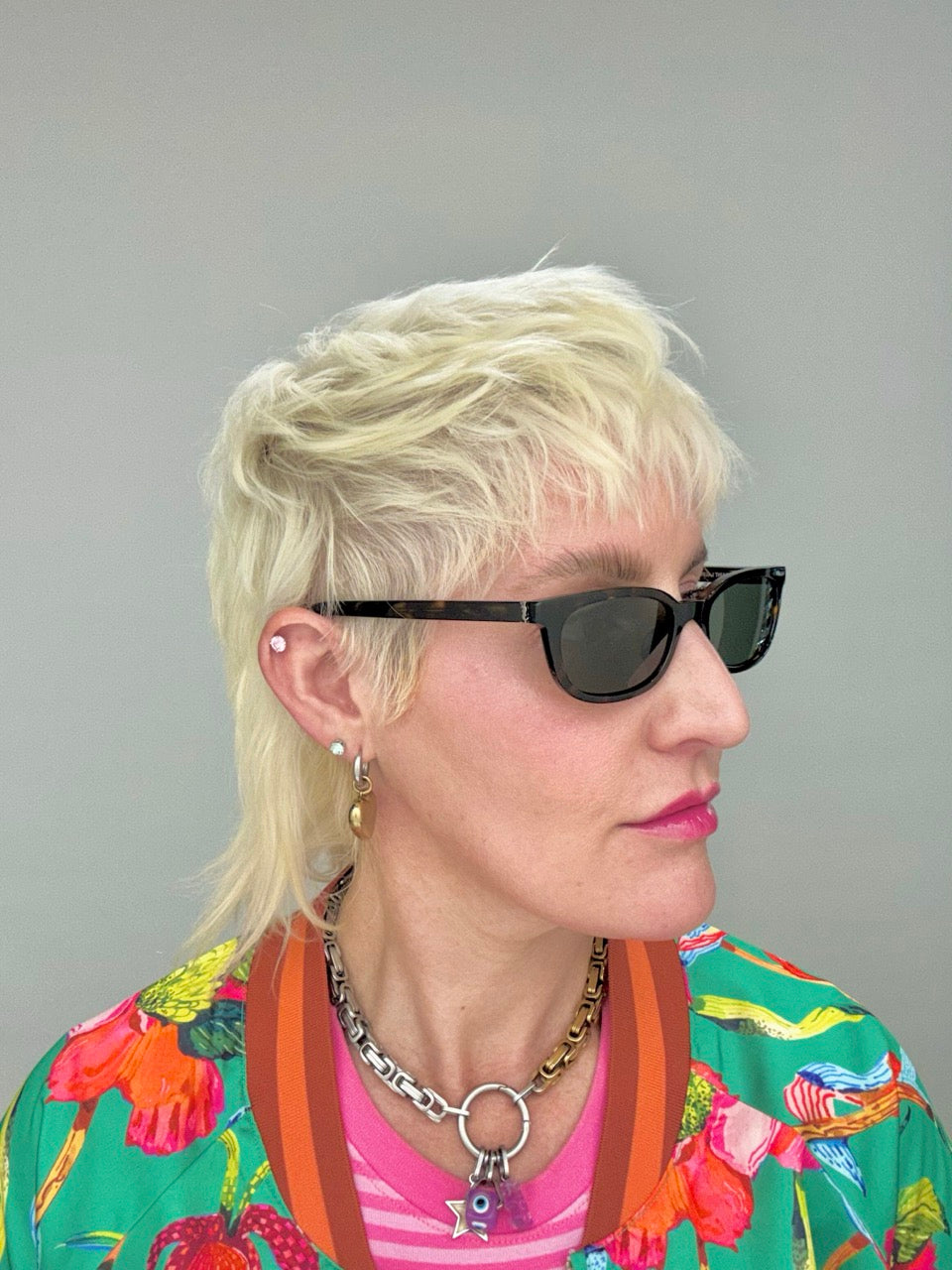 Saint Laurent SL M 160F 002 Dark Havana