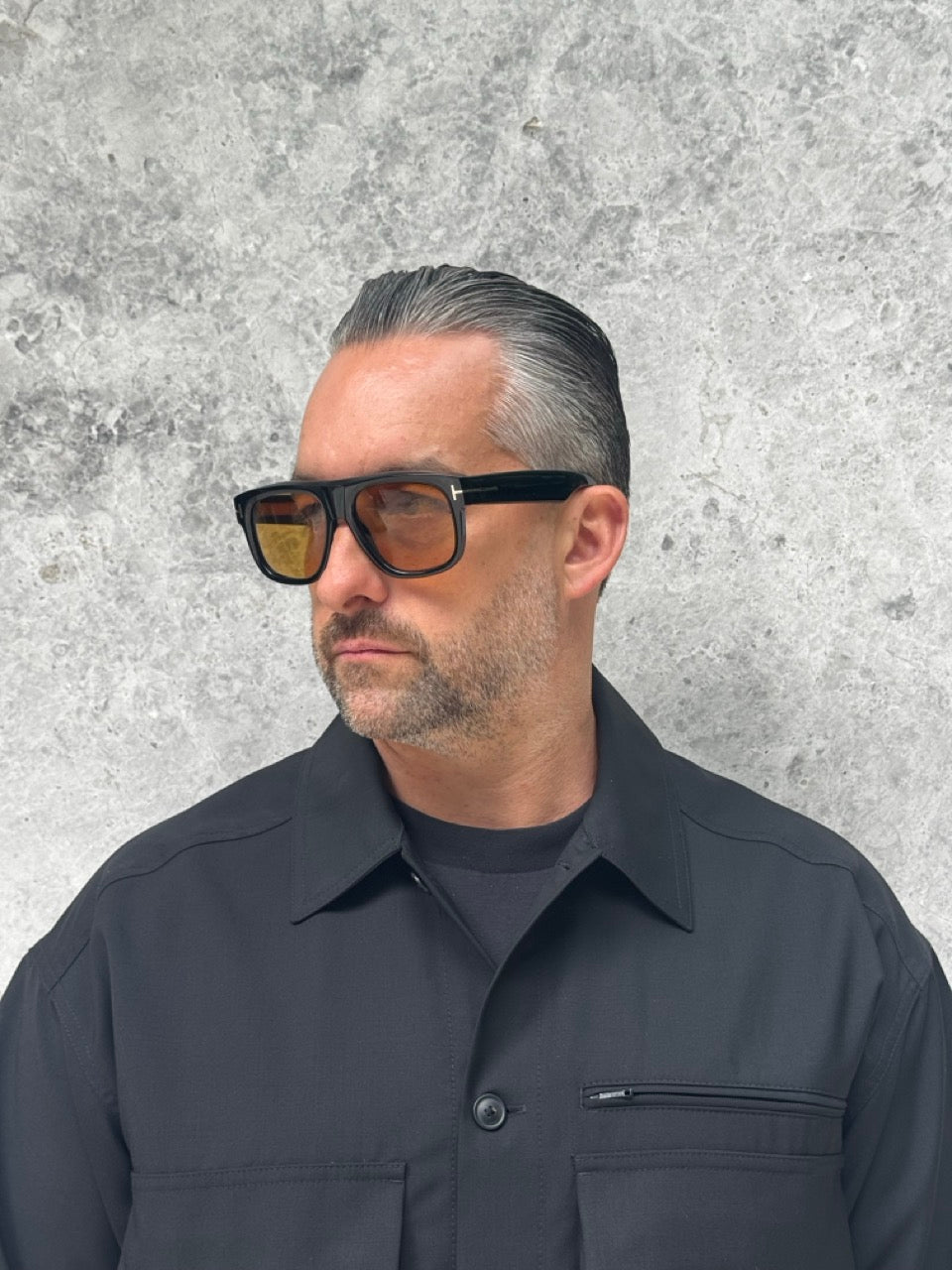 Tom Ford Icon TF 1201 01E Black Amber