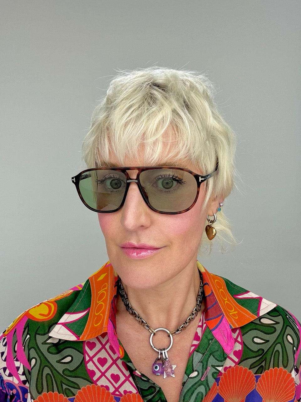 Tom Ford FT 1026 54N Bruce Tort Green