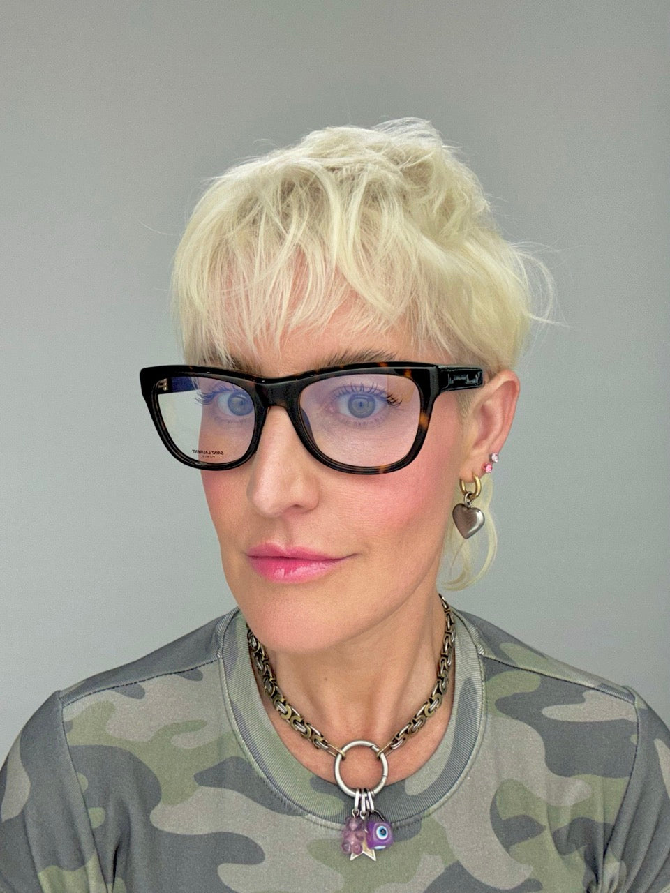 Saint Laurent SL 816 002 Havana Optical Frame