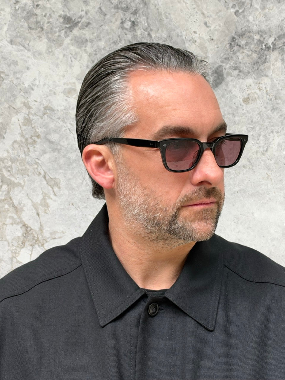 Garrett Leight 2198 Lugo Black SFPA Acia
