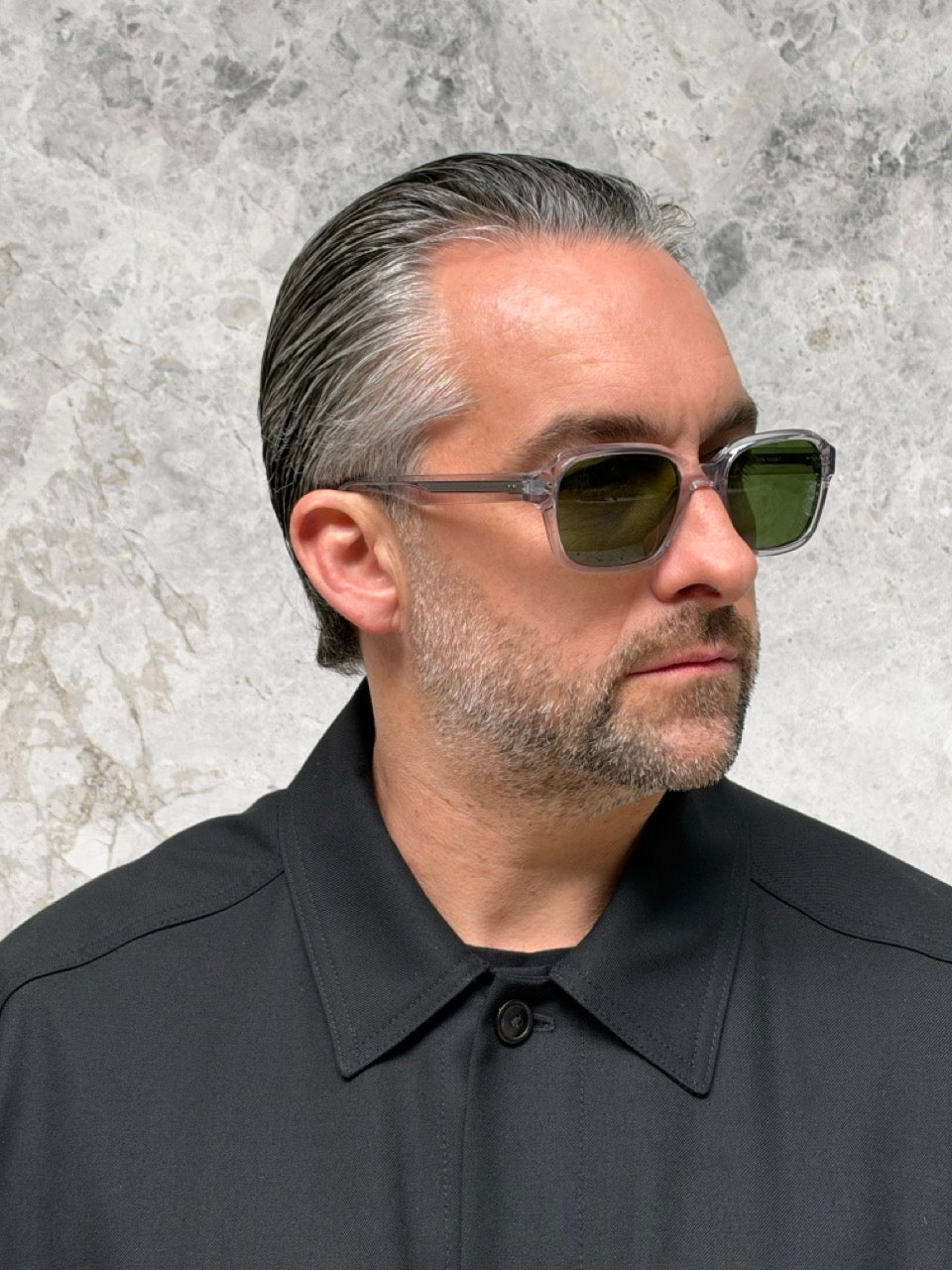 Garrett Leight 2196 Dominguez Grey LLG/PGN