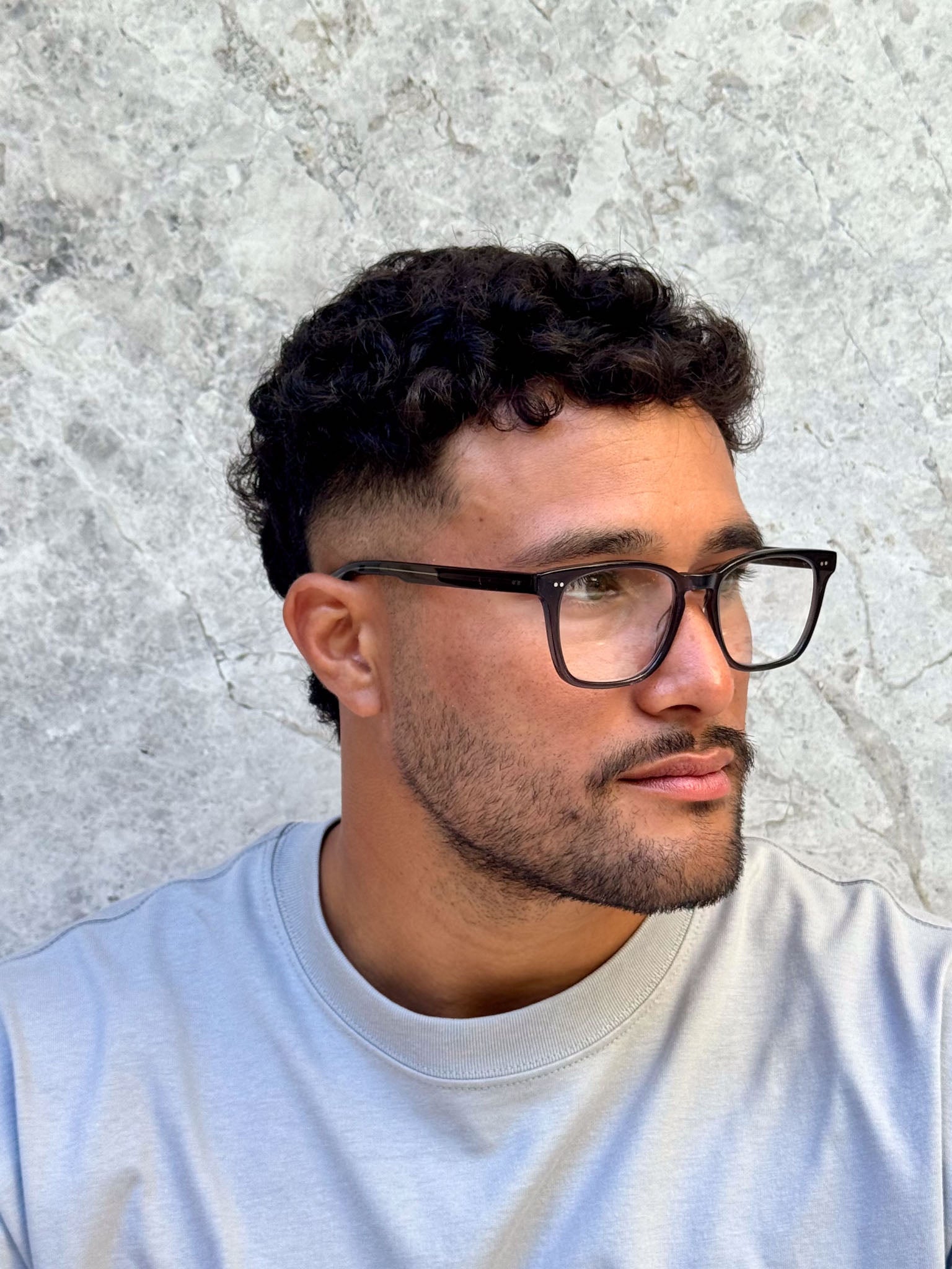 Garrett Leight Earvin 1114 53 Bio Charcoal Optical