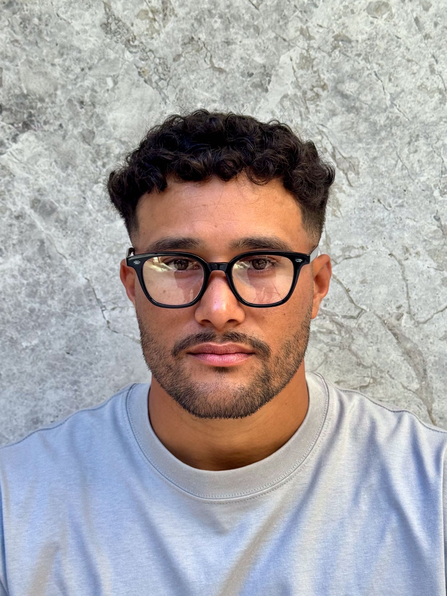 Garrett Leight Zac 1173 48 Black Optical