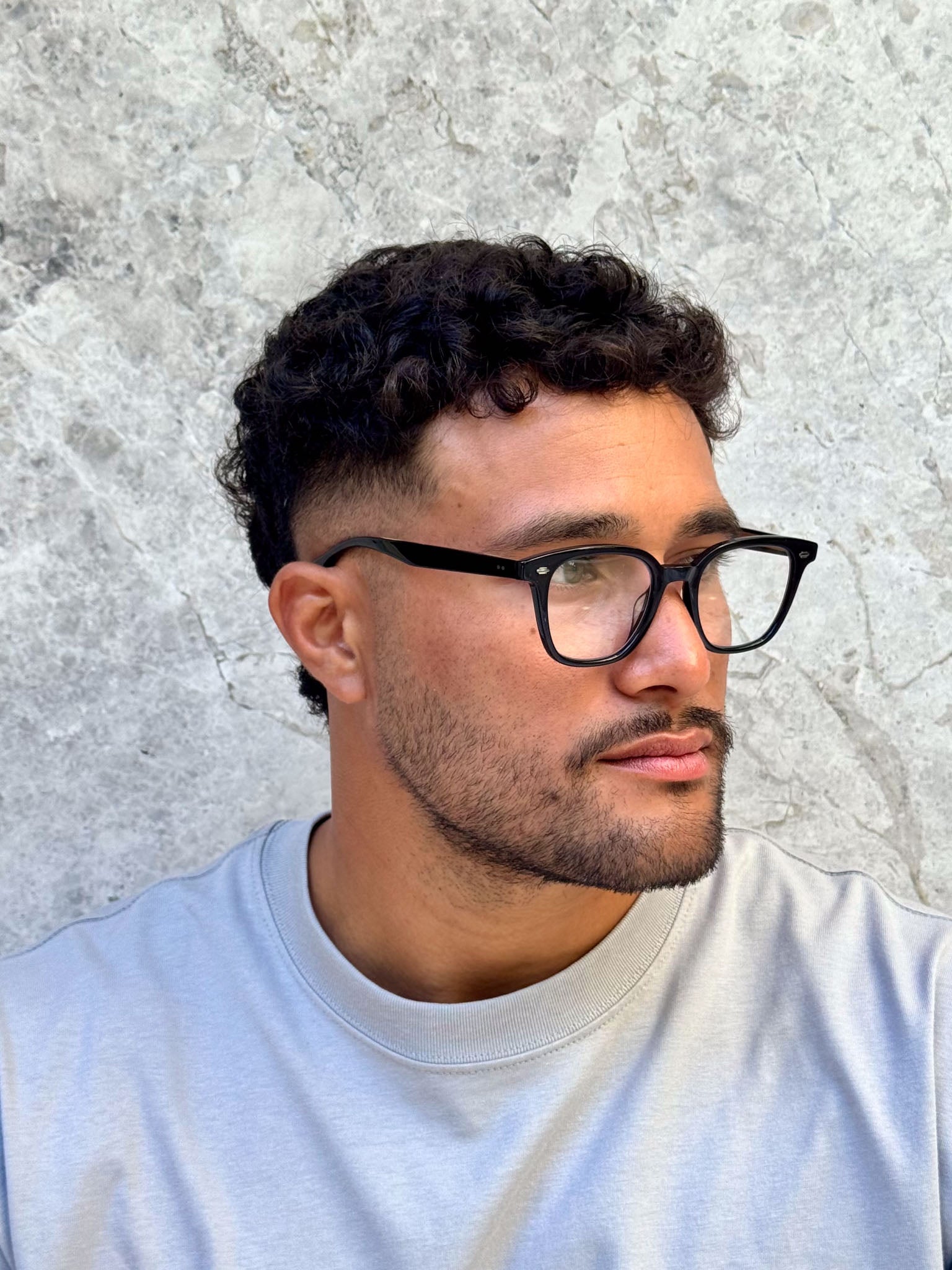 Garrett Leight Zac 1173 48 Black Optical