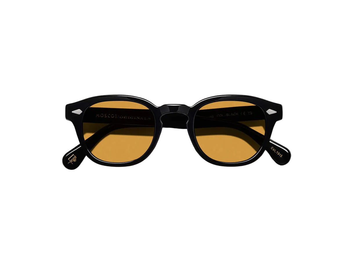 Moscot Lemtosh Black Amber 49 Base 2