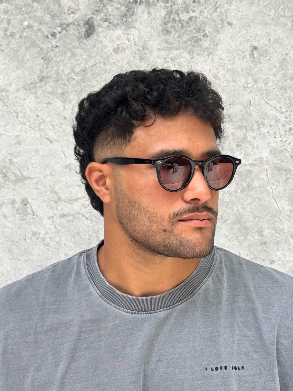 Garrett Leight Clune X 2129 BK/PRW Black Pure Rosewood