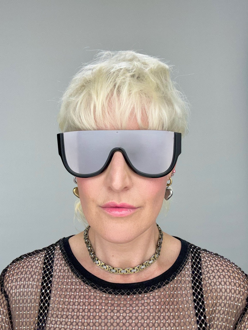 Alaia AA 0087 003 Black Silver