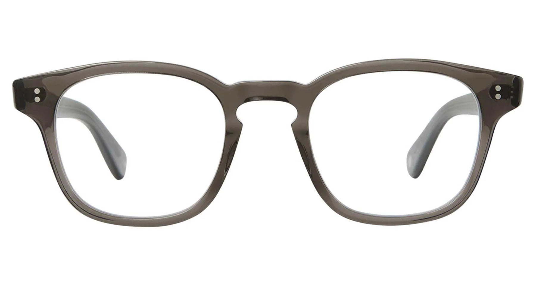 Garrett Leight Ace II 1147 47 Black Glass Optical