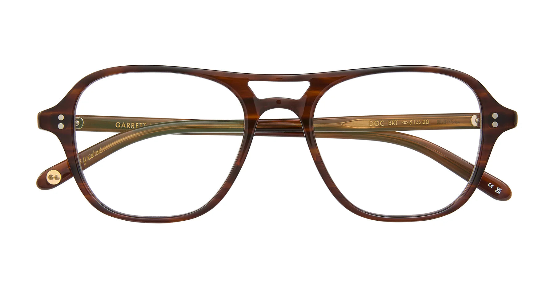 Garrett Leight 1109 Doc Brandy Tortoise BRT 51 Optical
