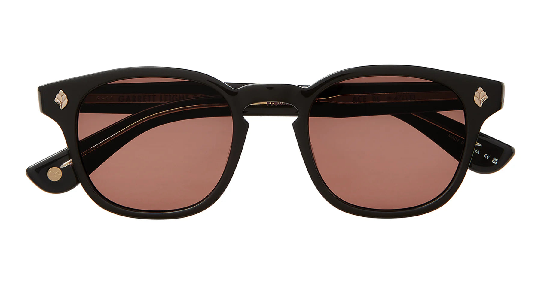Garrett Leight Ace 2081 Black Rosewood BK/SFPRW Polarised