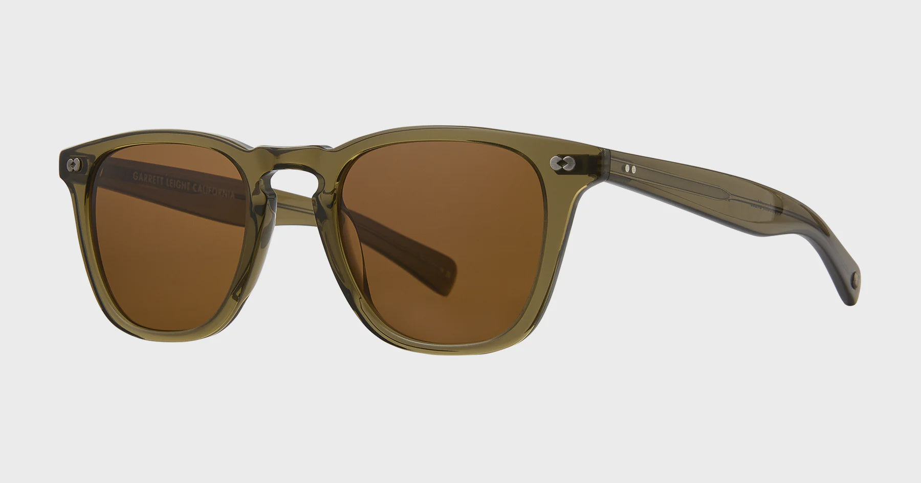 Garrett Leight Brooks X 2083 Willow Pure Coffee