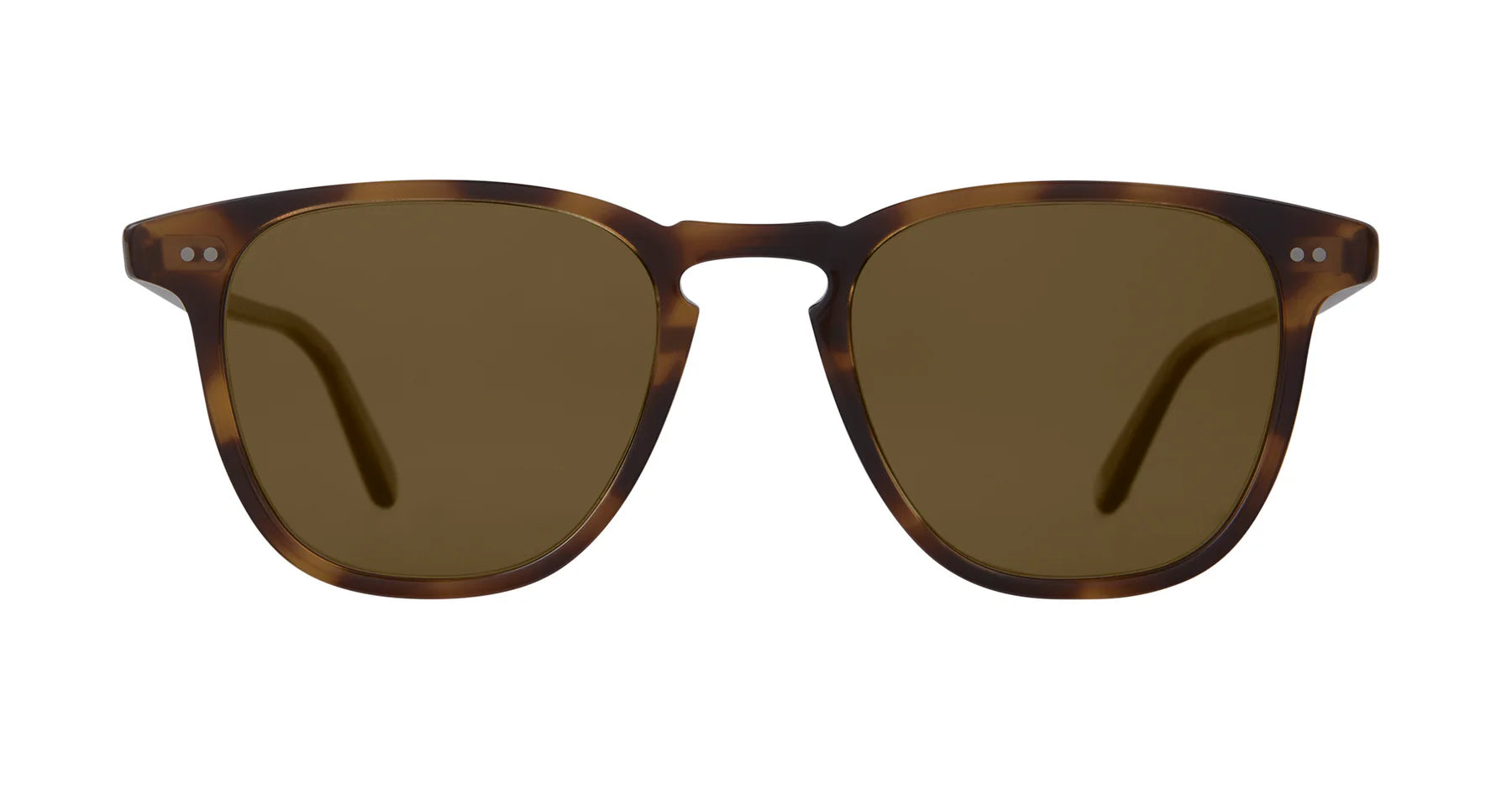 Garrett Leight Brooks 2002 Spotted Brown Shell Polarised