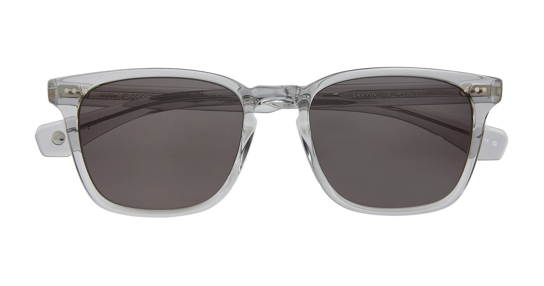 Garrett Leight 2114 Earvin Light Grey Midnight Polar