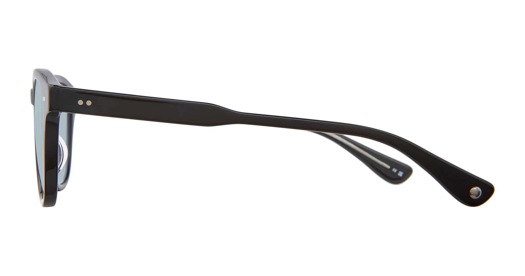Garrett Leight Evan 2171 BL/SFPBLU Black Semi Flate Pure Blue