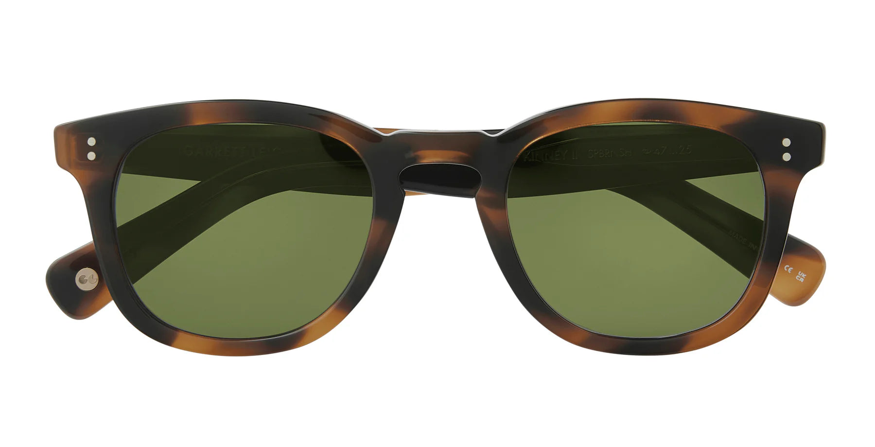 Garrett Leight Kinney II 2158 SPBRNSH/SFPGN Polar