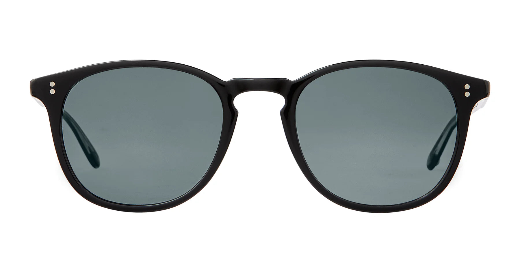 Garrett Leight Kinney 2007 Black Semi Flat Pure Blue Smoke