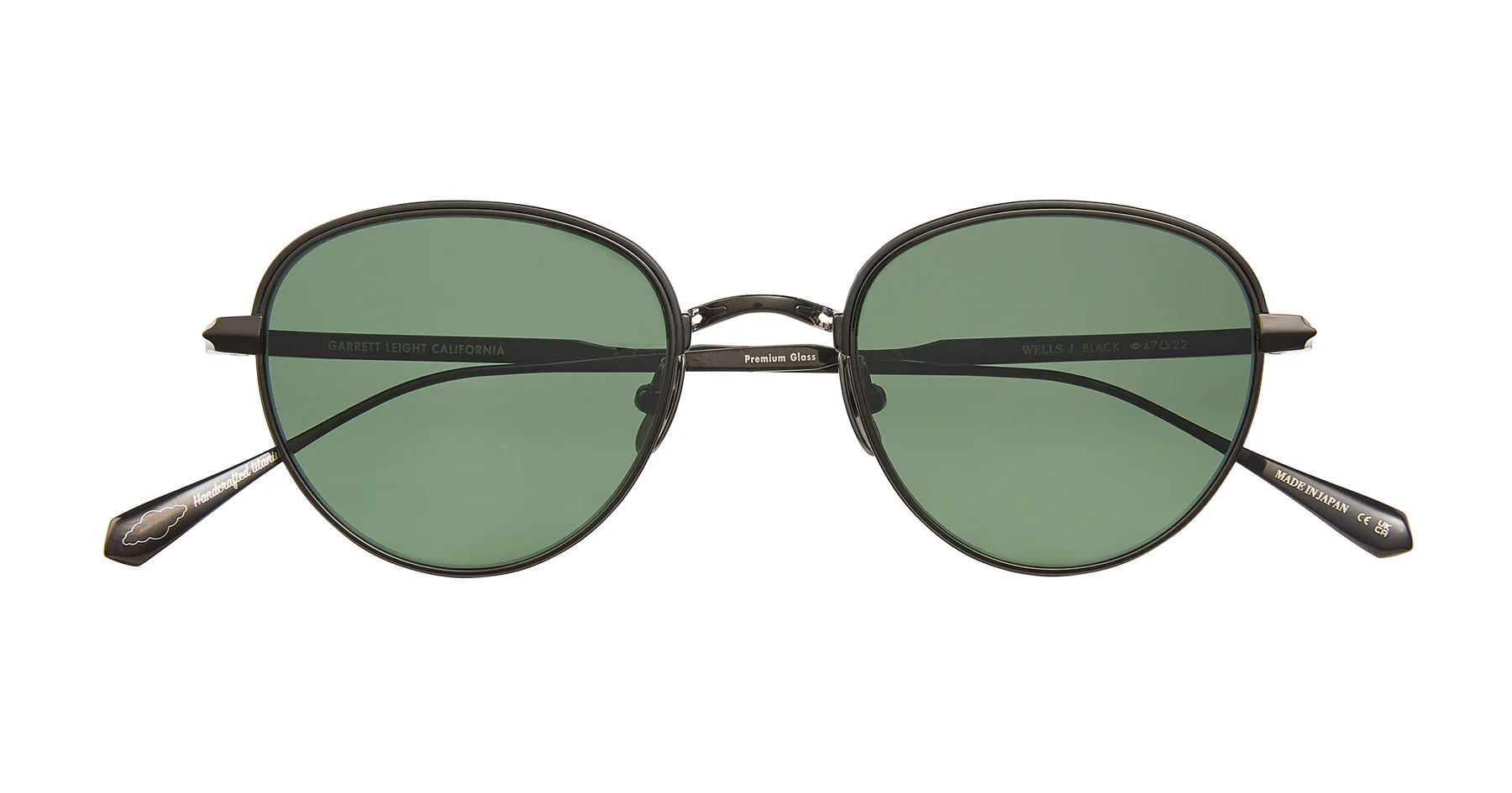 Garrett Leight 4084 Wells J Black BK/SFPG15
