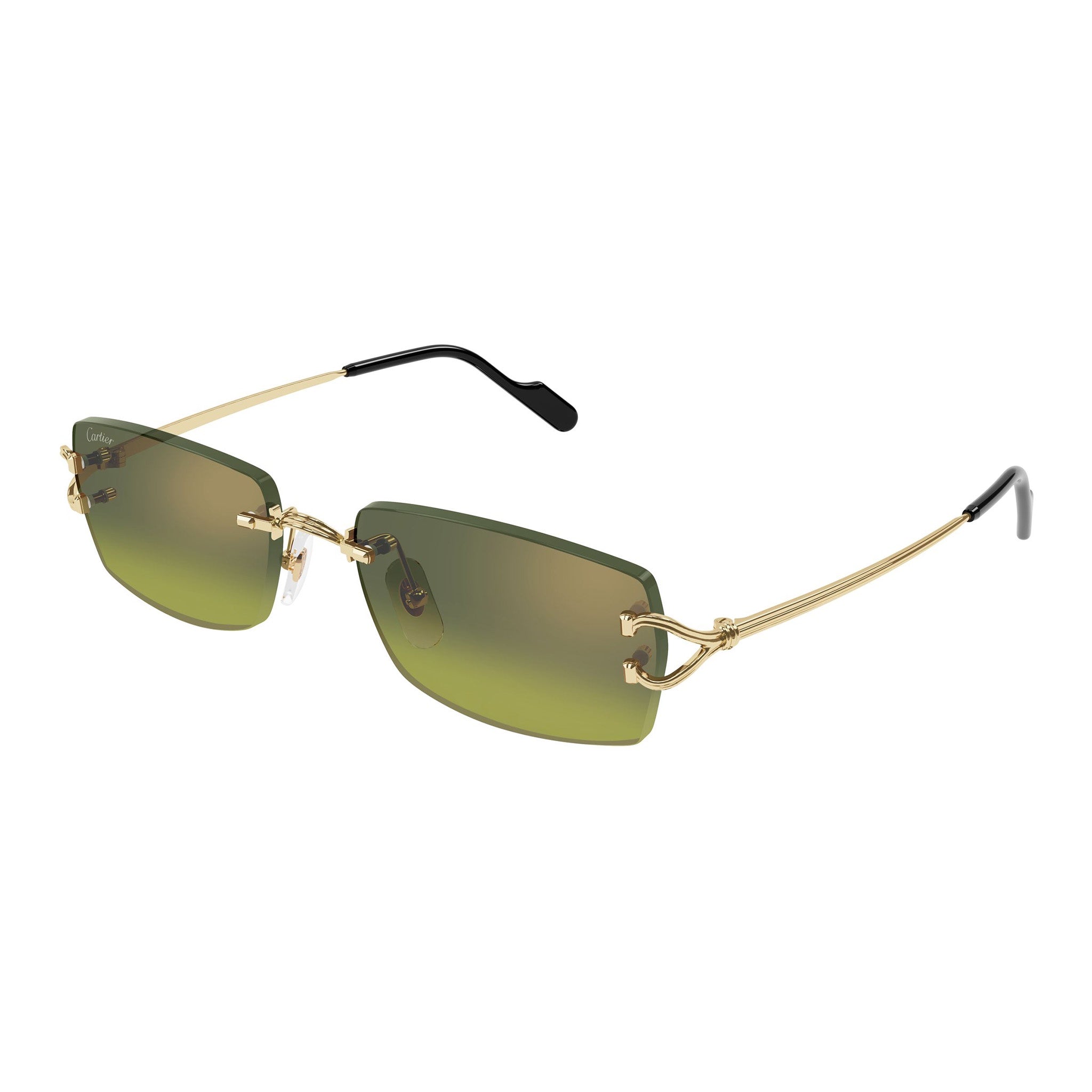 Cartier C Decor CT 0550 006 Gold Green