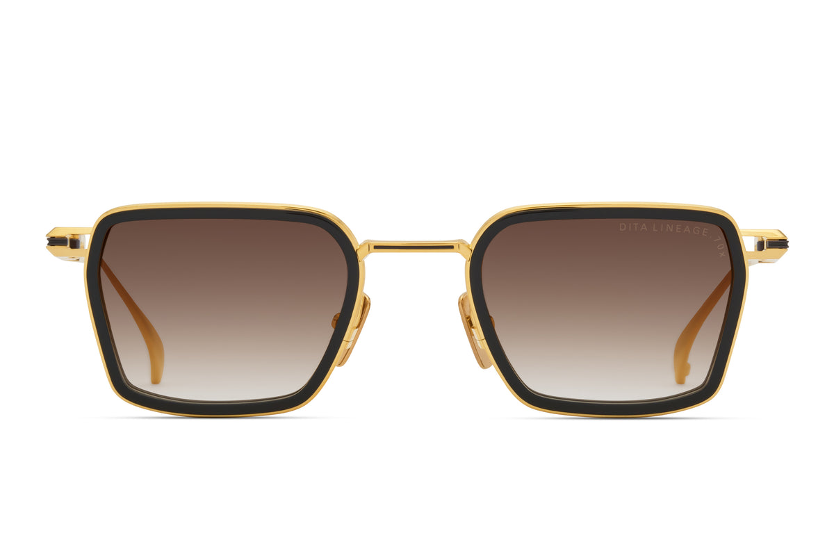 Dita Lineage.70x DTS 483 A 01 Yellow Gold Black