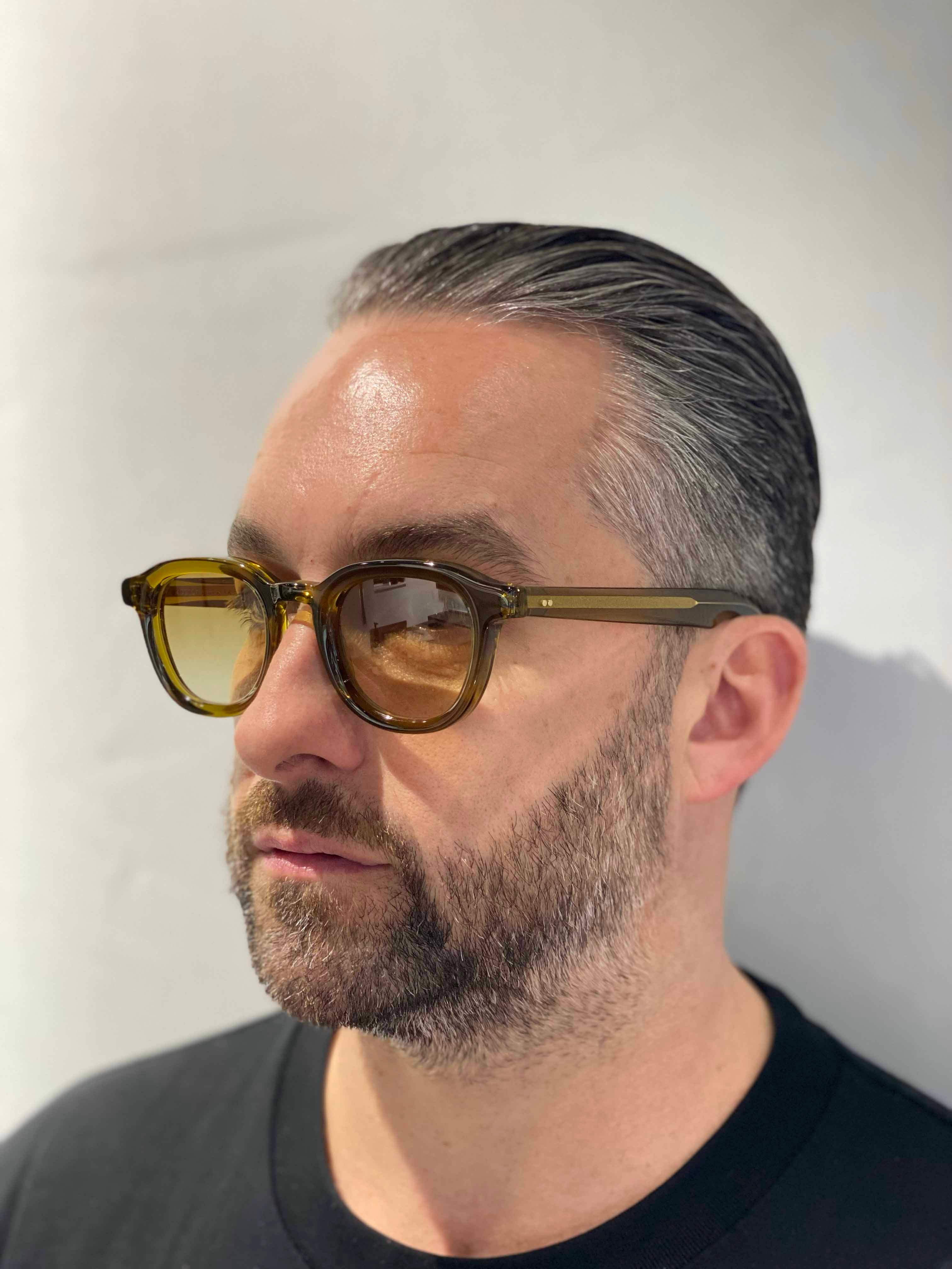 Moscot Dahven Olive Brown 47