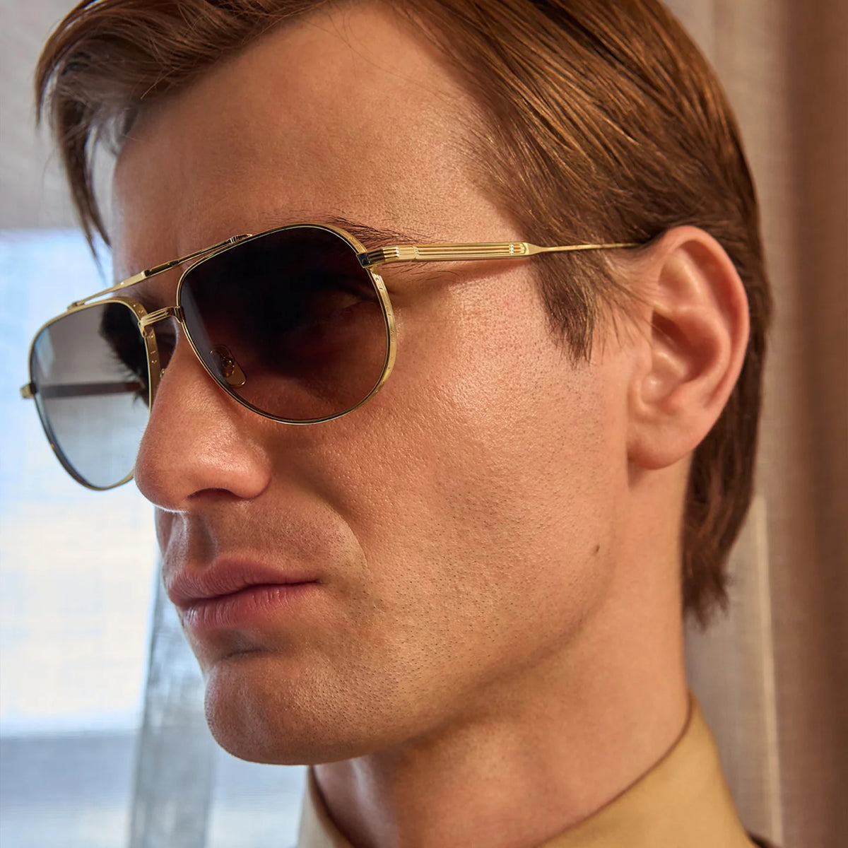 Cutler and Gross CGST 1423 02 Sloane Gold