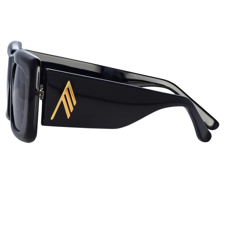 The Attico Marfa 03 C1 Black Gold sunglasses