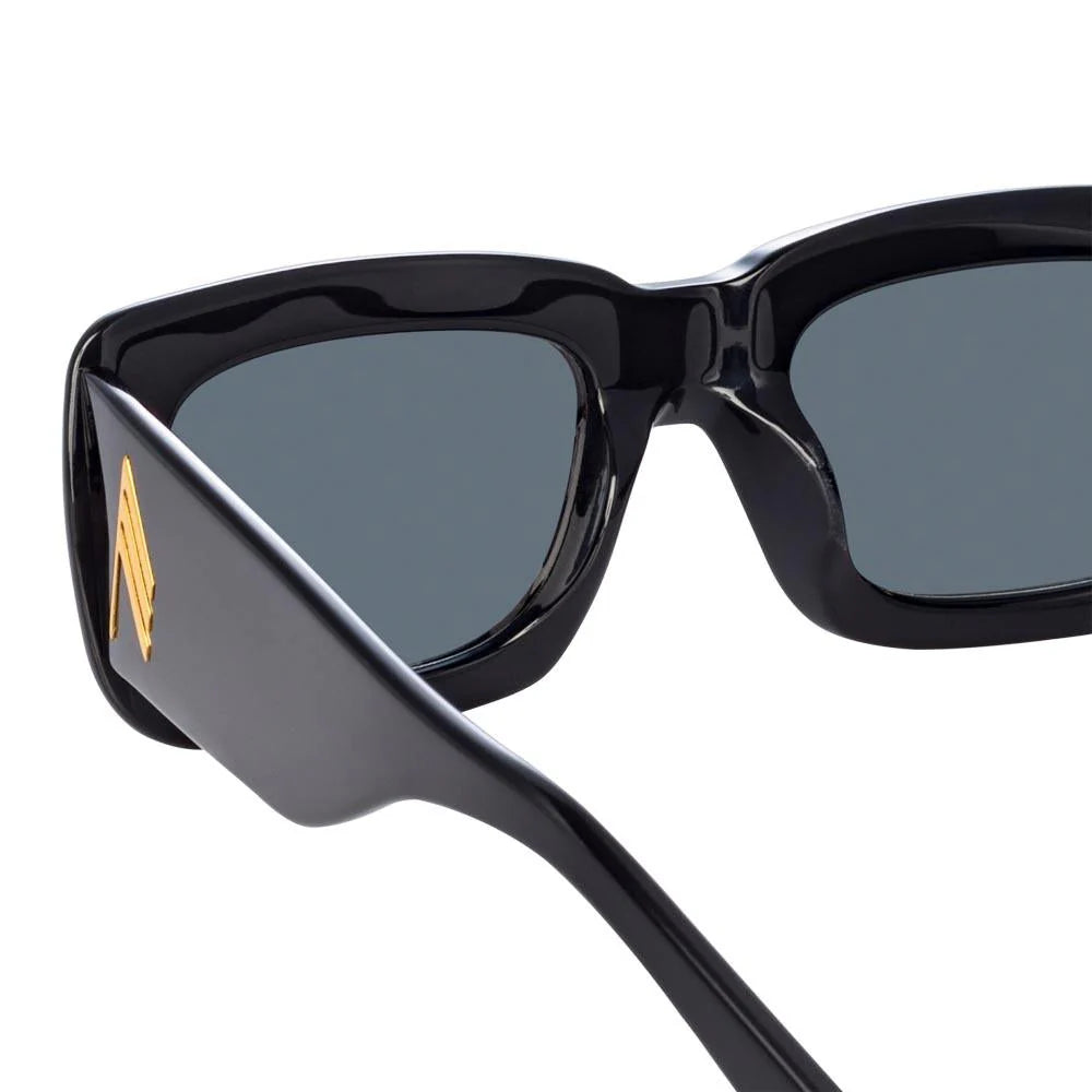 The Attico Marfa 03 C1 Black Gold sunglasses