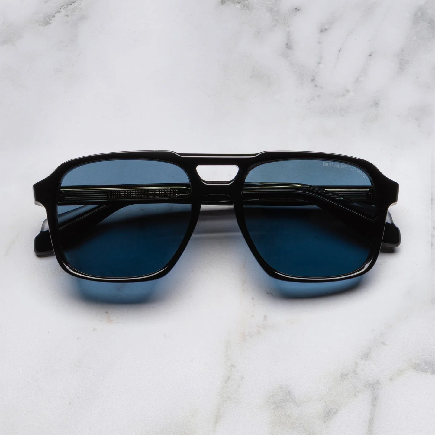 Cutler and Gross CGSN 1394 11P Black Blue Polarised