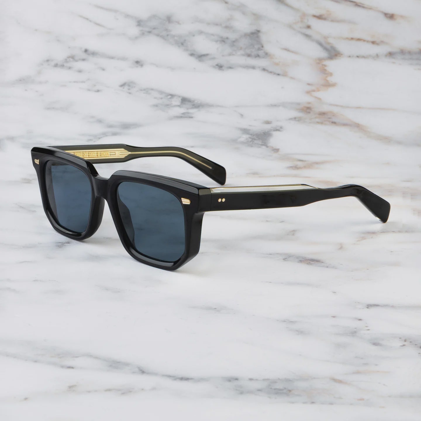 Cutler and Gross CGSN 1410 4P Black Polarised Blue
