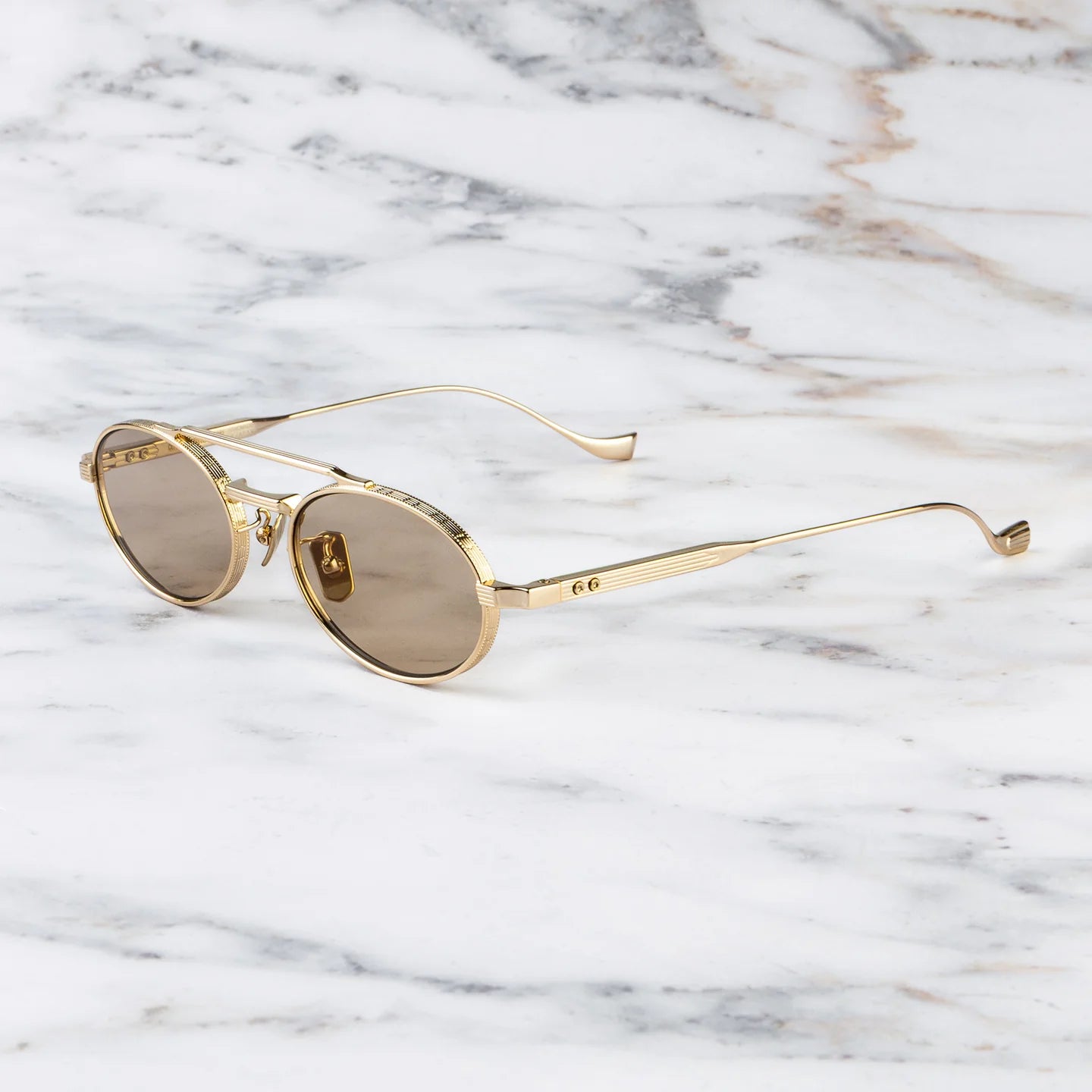 Cutler and Gross CGST 1427 02 Ladbroke Gold Titanium
