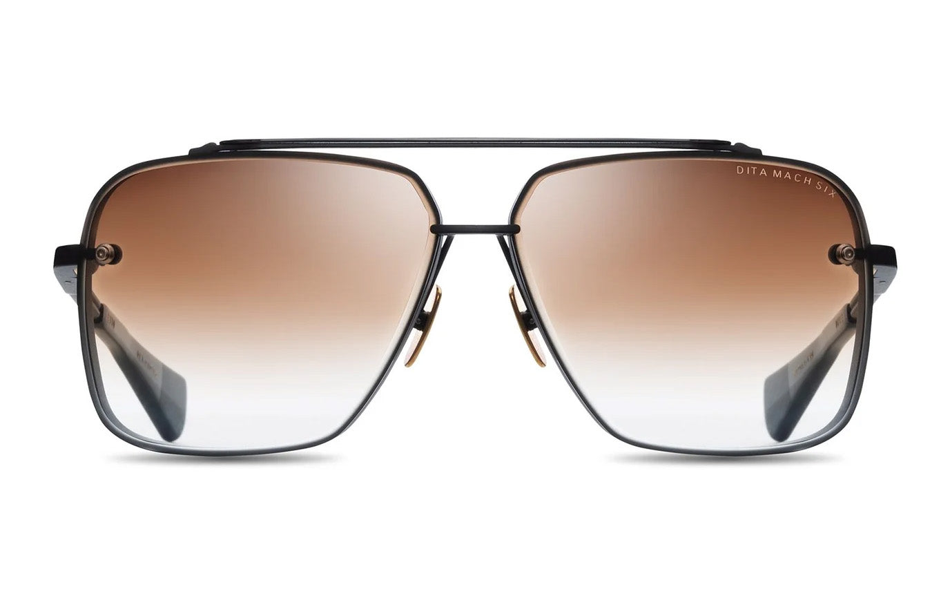 Dita Mach Six DTS 121 62 03 Black Iron Brown
