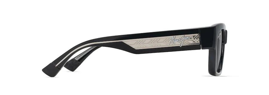 Maui Jim Kenui MJ 0642 14 Black Trans Grey
