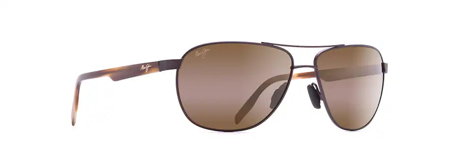 Maui Jim Castles MJ 0728 002 Matte Chocolate HCL Brown