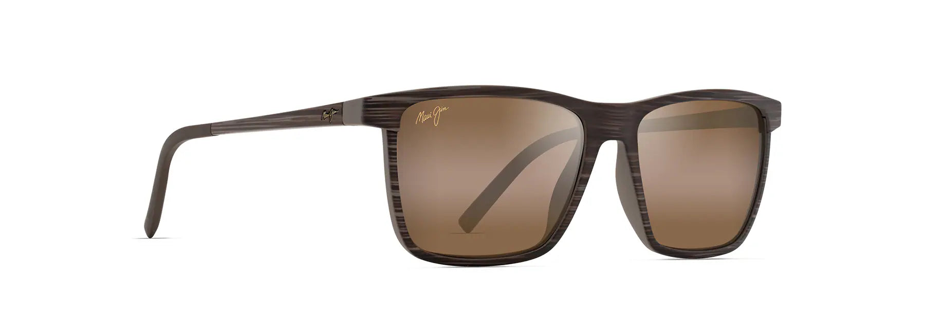 Maui Jim One Way MJ 0875 003 Brown Stripe Brown