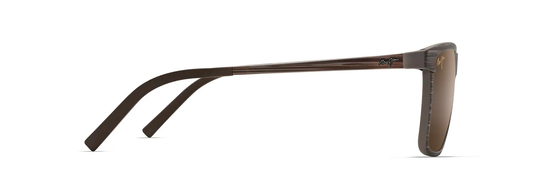 Maui Jim One Way MJ 0875 003 Brown Stripe Brown
