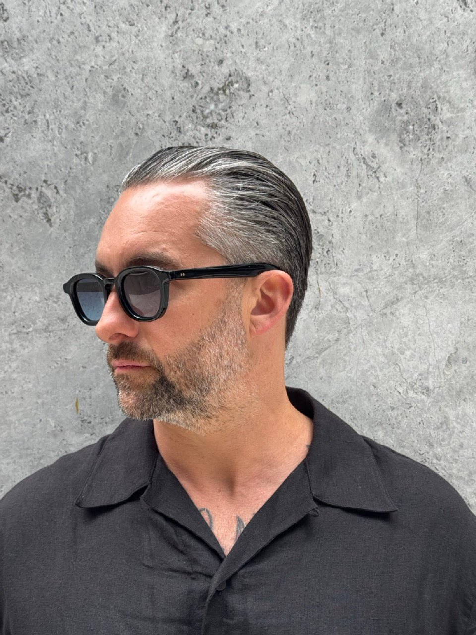 Moscot Dahven Black Blue 47