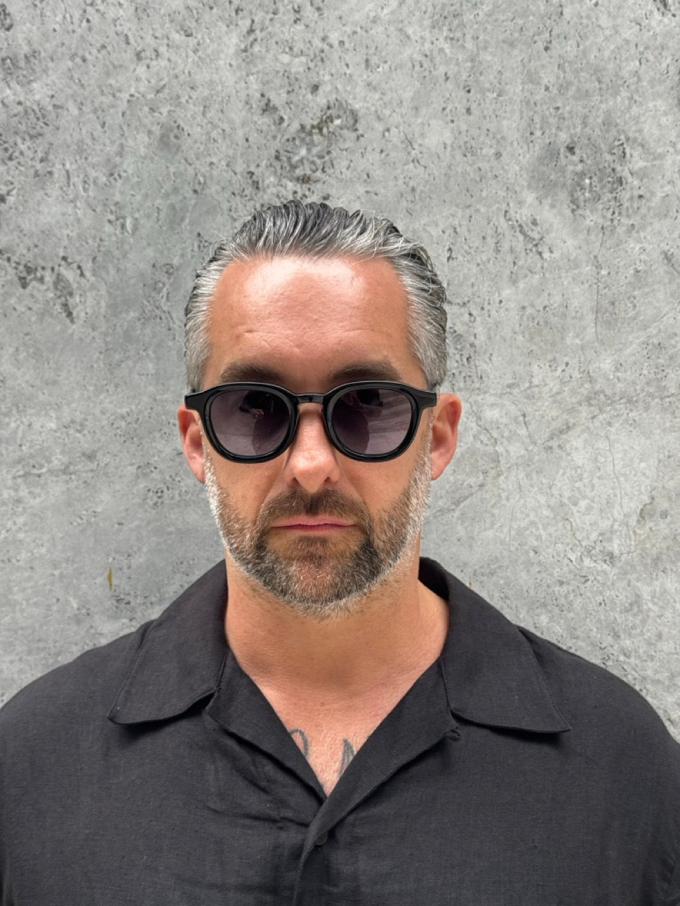 Moscot Dahven Black Blue 47