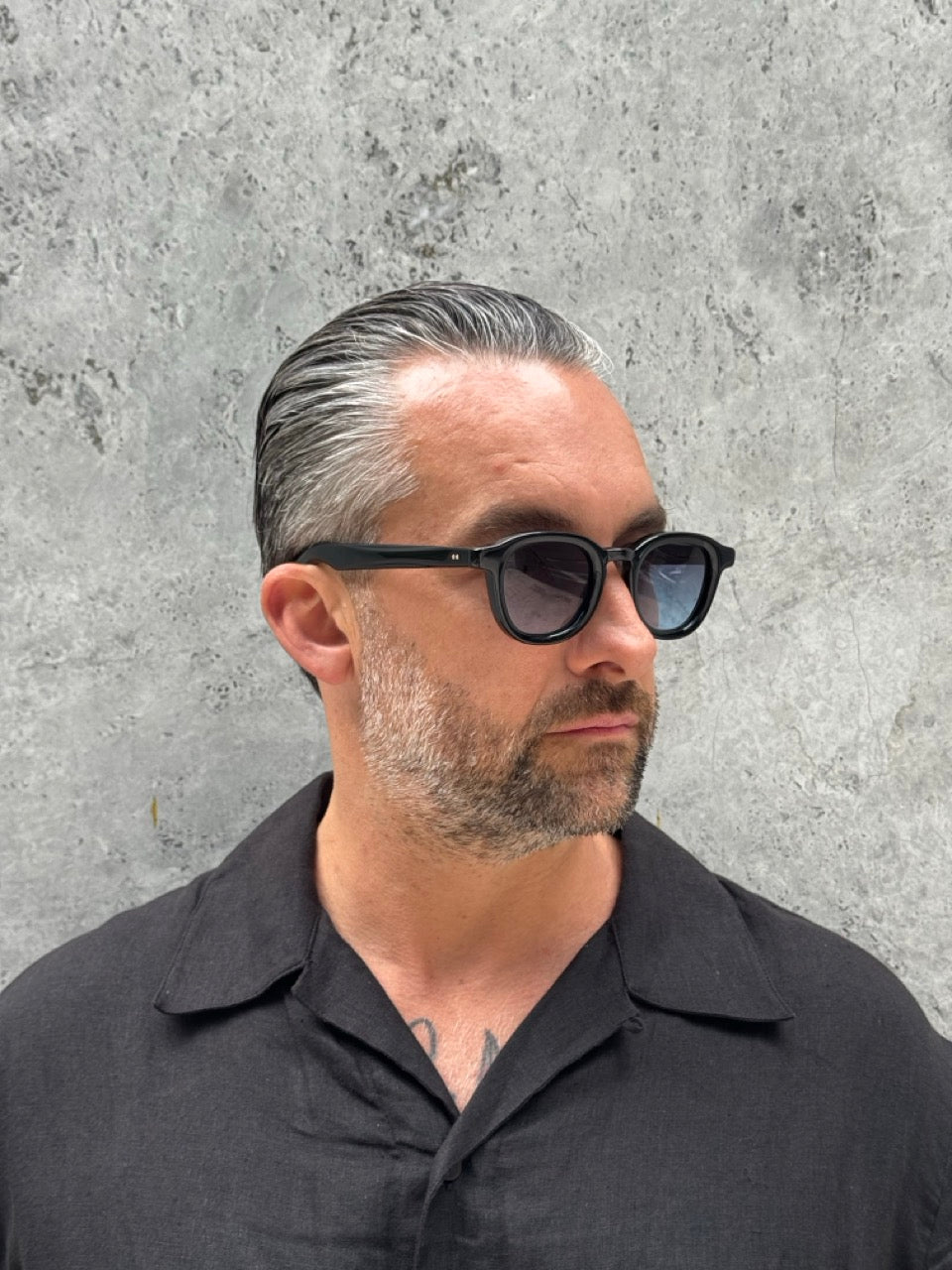 Moscot Dahven Black Blue 47