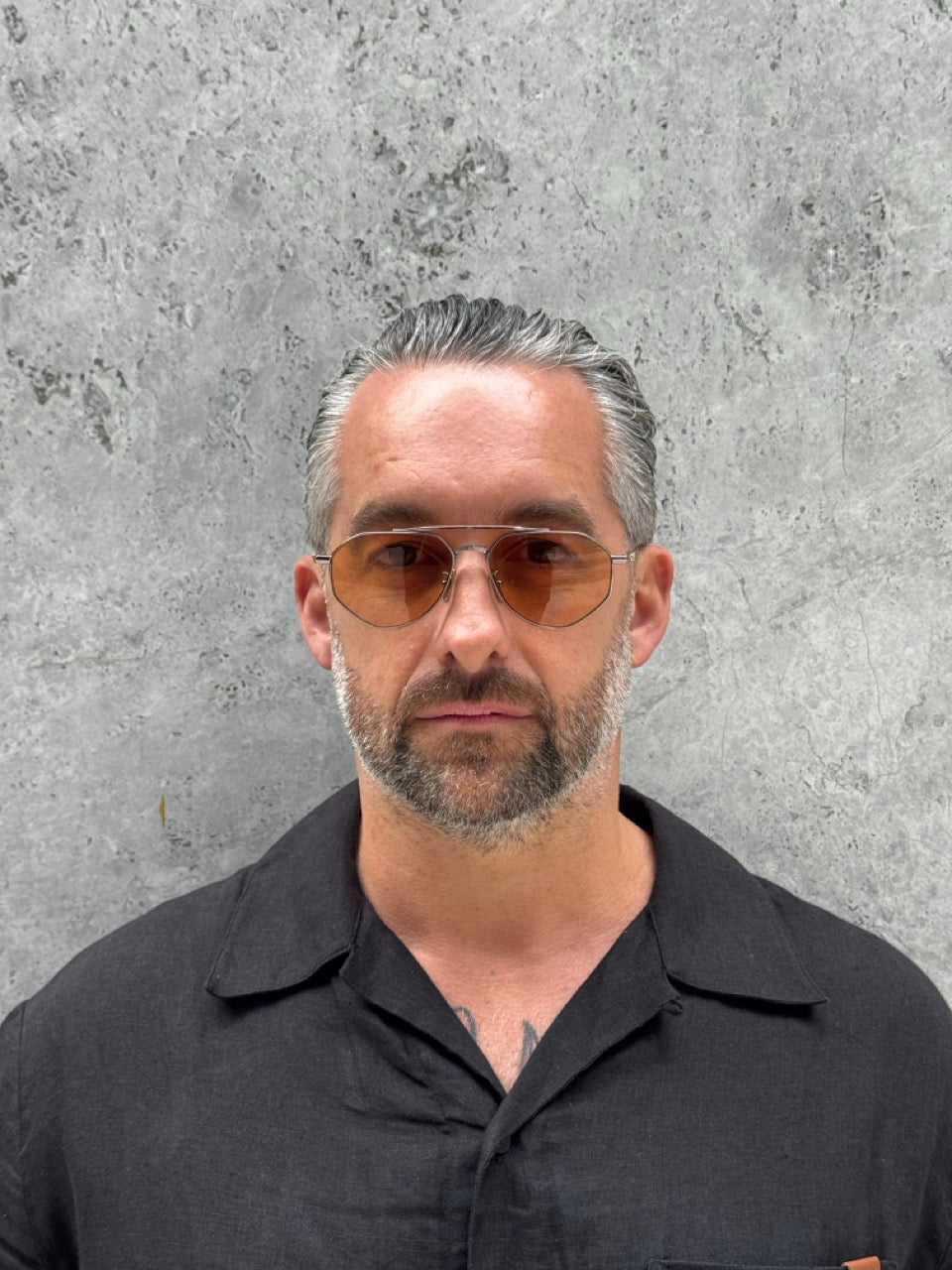 Cutler and Gross The Great Frog Lynott GFSN 017 Gunmetal Amber